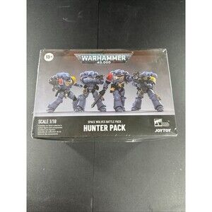 JoyToy Warhammer 40K SPACE WOLVES HUNTER PACK 1:18th Action Figures Set of 4